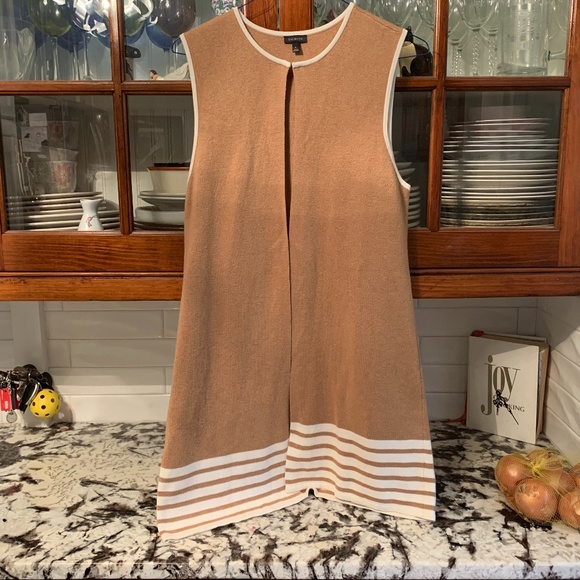 Talbots one‎ hook closure long sweater vest . Never worn 119 retail - Picture 1 of 5